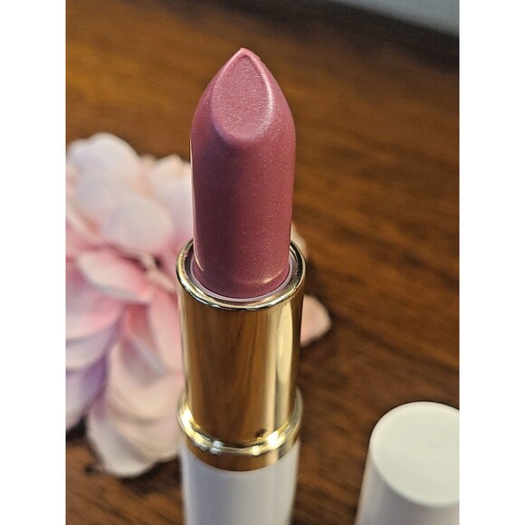 *FLAWED Estee Lauder 61 PINK PARFAIT SHIMMER Pure Color Lipstick WHITE TUBE GWP - Picture 3 of 7